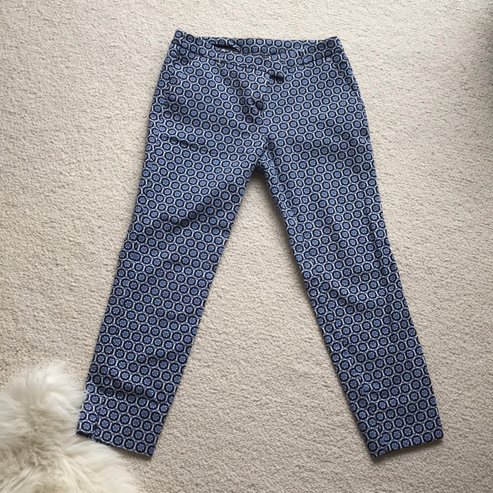 CYNTHIA ROWLEY printed fitted pants